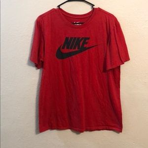 Red and black Nike T-shirt